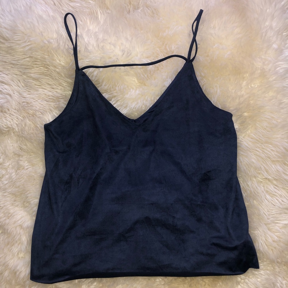 🆕 ✨ Forever21 Navy Velvet Tank-top